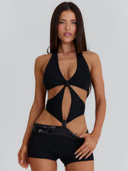 Marely Playsuit Black