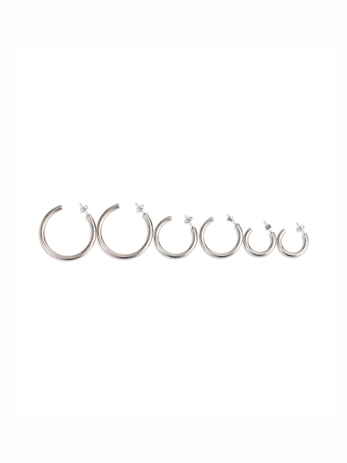 Lior 3 Pair Earring Set Silver