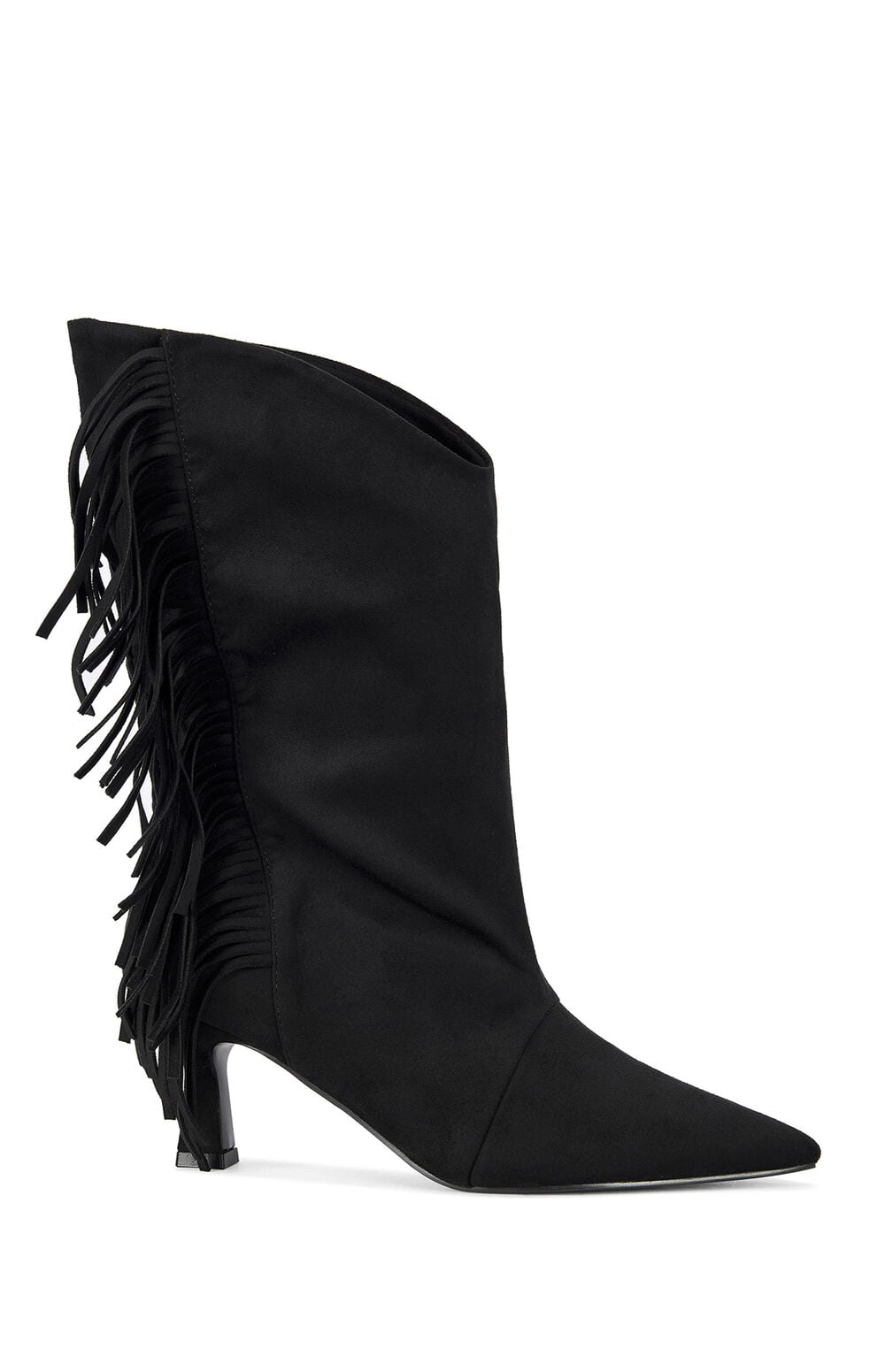 Women's Sariah Black Fringe Booties