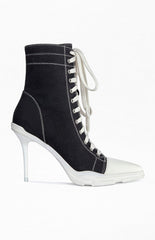 Women's Cosima Black Sporty Stiletto Booties