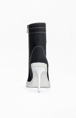 Women's Cosima Black Sporty Stiletto Booties