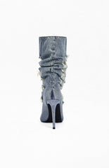 Women's Naelia Denim Stiletto Booties