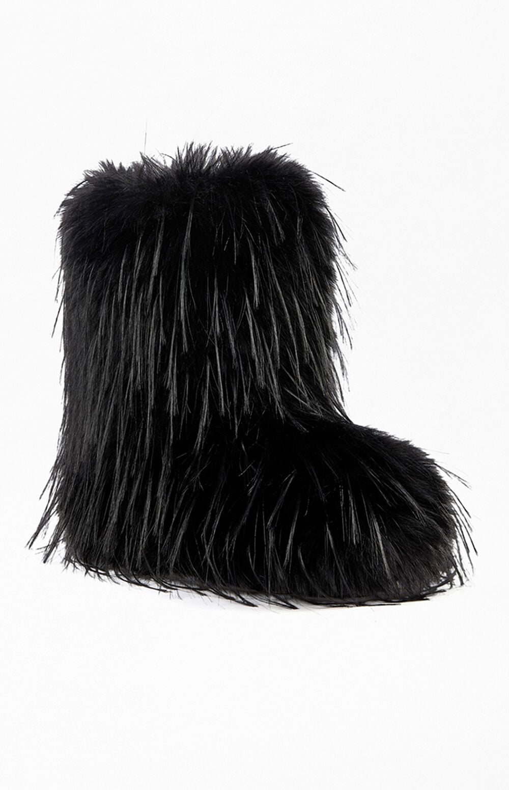 Women's Lenix Black Faux Fur Booties