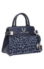 Beckham Leopard Jean Belted Tote Bag