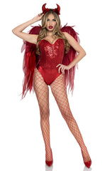 Devil Wings and Horn Headband Set