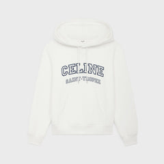 Celine Men's And Women's Spring/fall Fashion Casual Solid Color Hooded Pullover Logo Print Oversized Long Sleeve Sweatshirt #79532