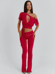 Janiya Pants Red