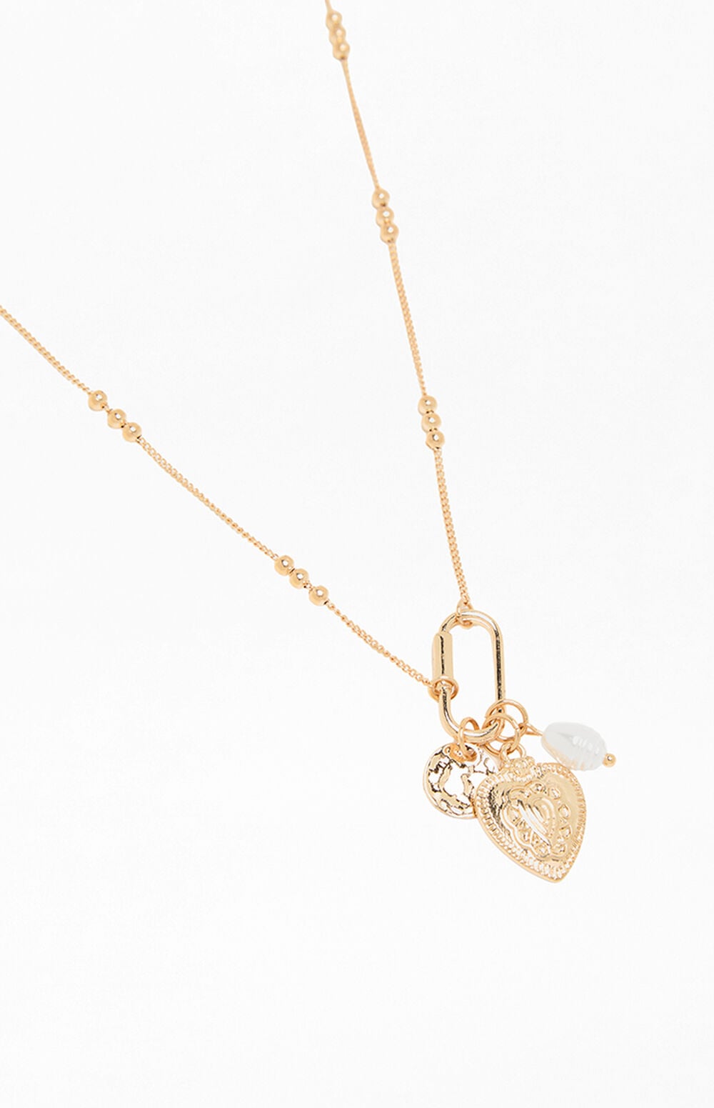 Laurie Gold Charm Necklace