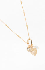 Laurie Gold Charm Necklace