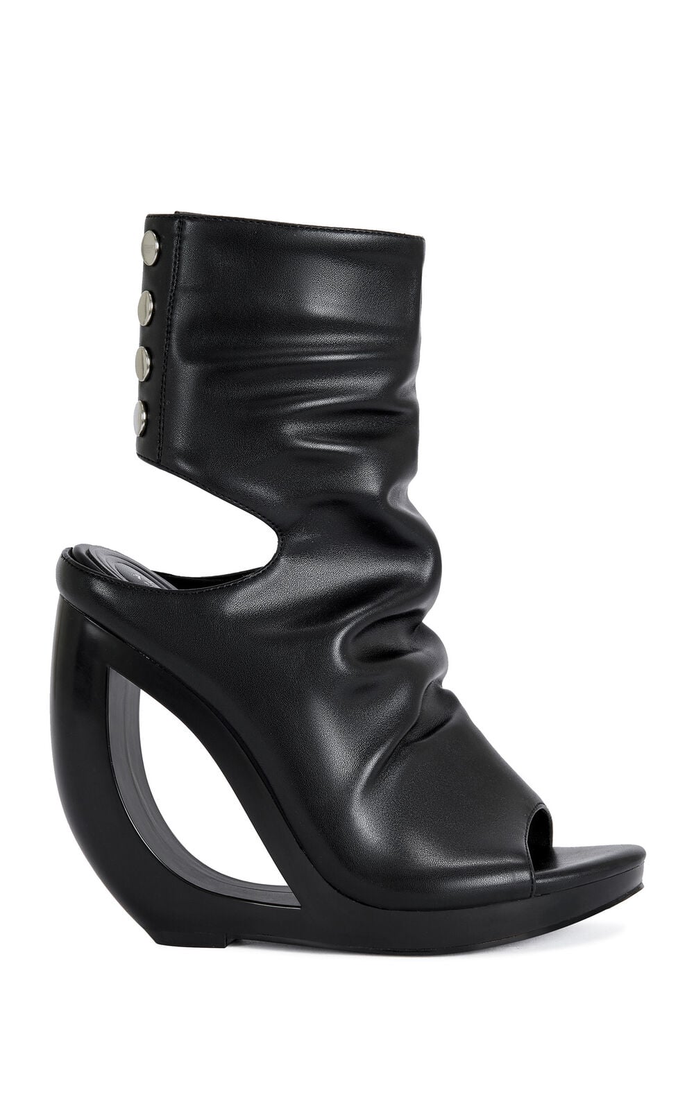 Women's Circos Black Wedge Sandal Booties