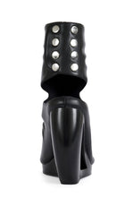 Women's Circos Black Wedge Sandal Booties