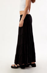 Tiered Maxi Skirt