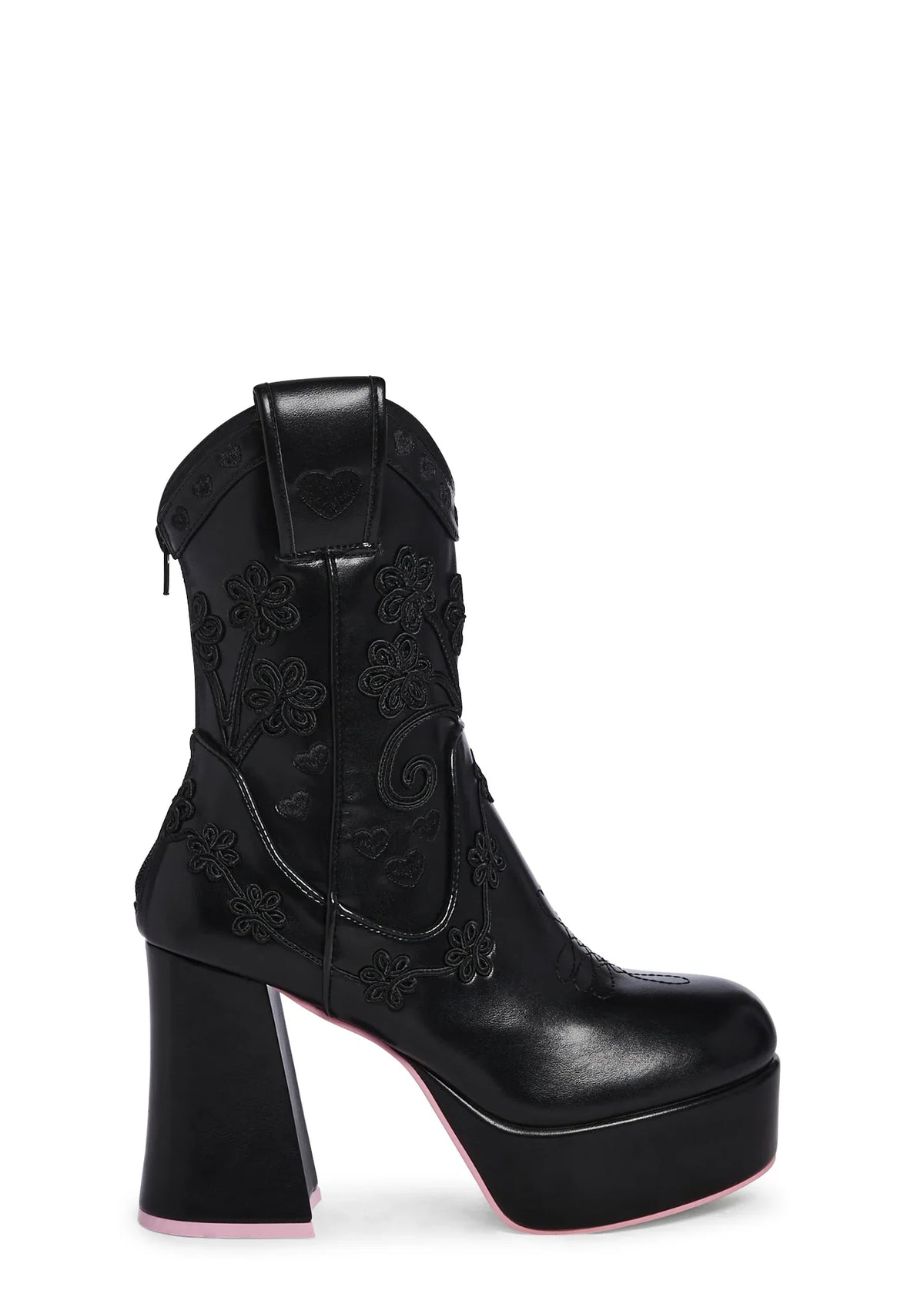 Follow The Sunset Cowboy Boots - Black