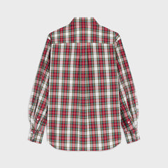 CELINE SHIRT IN TARTAN COTTON #386082