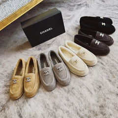 Chanel Wool Loafers #325571