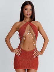 Pera Mini Dress Orange