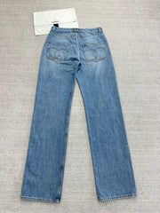 Chanel Top Qualitu Version School Bag Buckle Low Waist Jeans #378814