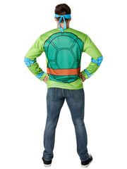 Men's Teenage Mutant Ninja Turtles Classic Leonardo Costume Top and Mask