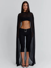 Karley Crop Top Black