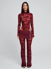 Roselle Pant Wine