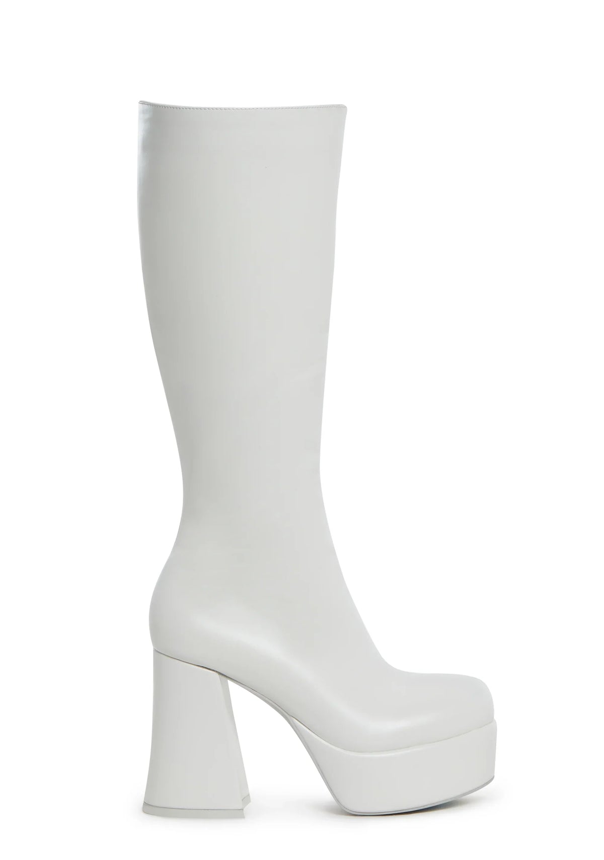 Flirty Flair Go Go Boots - White