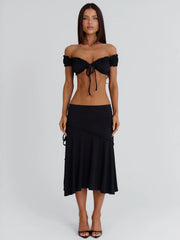 Arrielle Crop Top Black