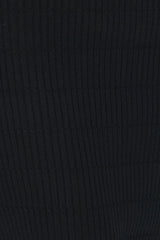 Heated Love Ribbed Midi Skirt Black