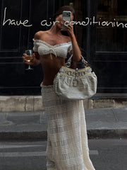 Cassidee Maxi Skirt Cream