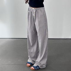 Celine Silk Cotton Blend Plaid Pants #387902