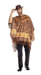 Unisex Cowboy Poncho Costume - Image 4
