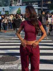 Karina Sweatpants Cherry