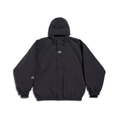 Balenciaga 3B SPORTS ICON SKI Men's Fall/Winter Fashion Solid-Color Hooded Zipper Windproof Ski Series Down Jacket #79555