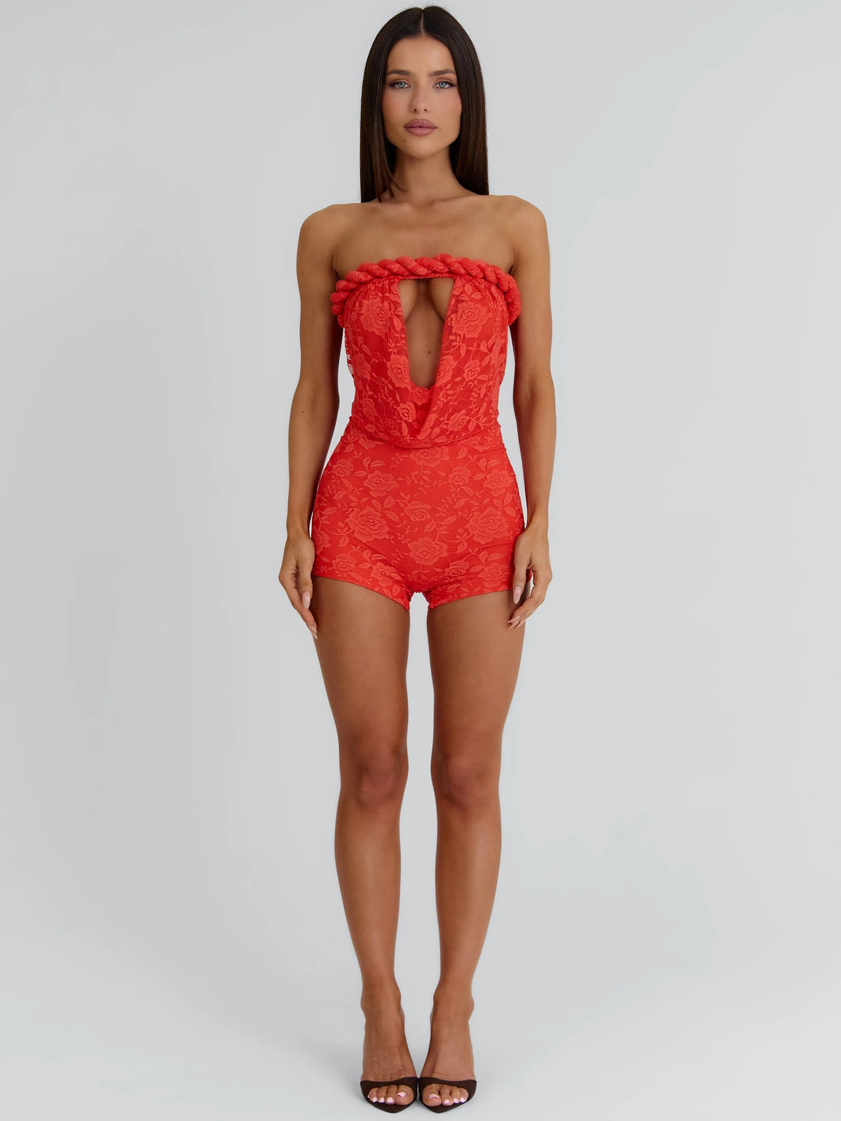 Jaylee Playsuit Coral