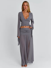 Livvie Top Grey