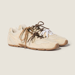 MiuMiu x New Balance 530 Sl Suede And Mesh Sneakers #394679