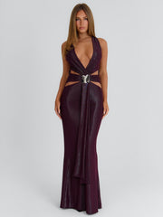 Britt Maxi Dress Plum