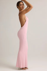 Modal Racerback Maxi Dress In Candyfloss Pink