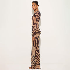 PUCCI Marmo Print Tulle Dress #386820