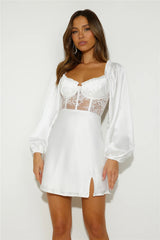 You'Re That Girl Mini Dress White