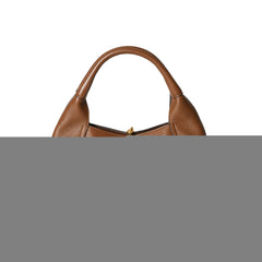 Gucci Softbit Women's Solid Color Horsebit Buckle Leather Tote Shoulder Bag Bags #76194