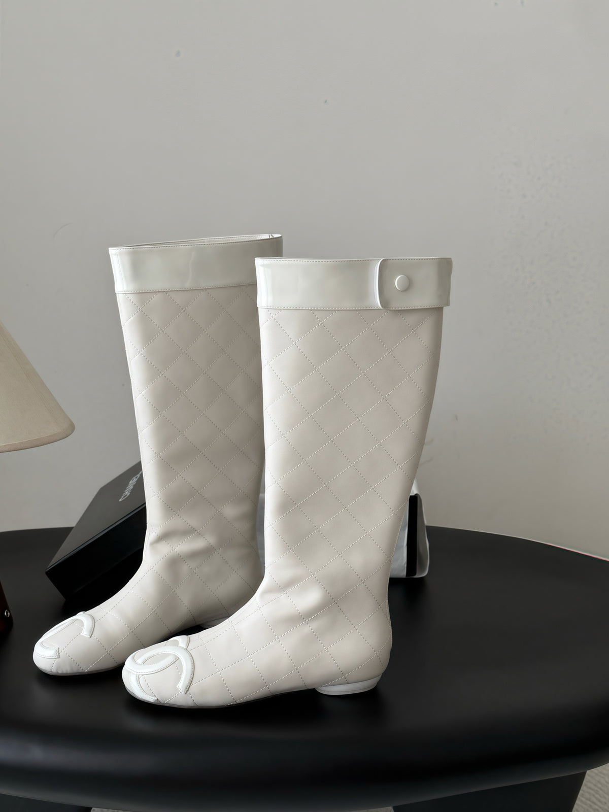 Chanel Vintage Mid-calf Boots #395429