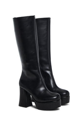 Flirty Flair Go Go Boots - Black