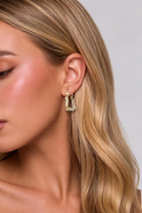 Travels The World Earrings Gold