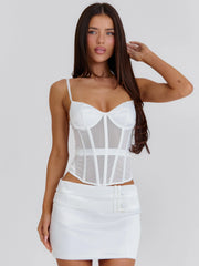 Lavanya Corset Top White
