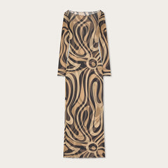 PUCCI Marmo Print Tulle Dress #386820