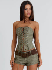 Lunexa Top Khaki