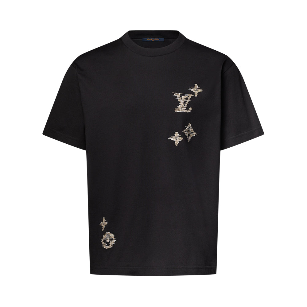LOUIS VUITTON Embroidered Signature Short-Sleeved T-Shirt #387511