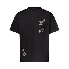LOUIS VUITTON Embroidered Signature Short-Sleeved T-Shirt #387511