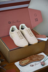 Loro Piana Fast Walk Sneaker Microfibre Autunno White Oak Low Top #393900