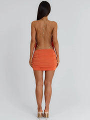Kloey Mini Dress Orange